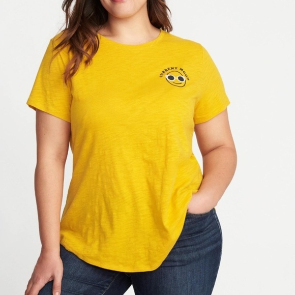 Old Navy Tops - Old Navy EveryWear Plus-Size Graphic Slub-Knit Tee